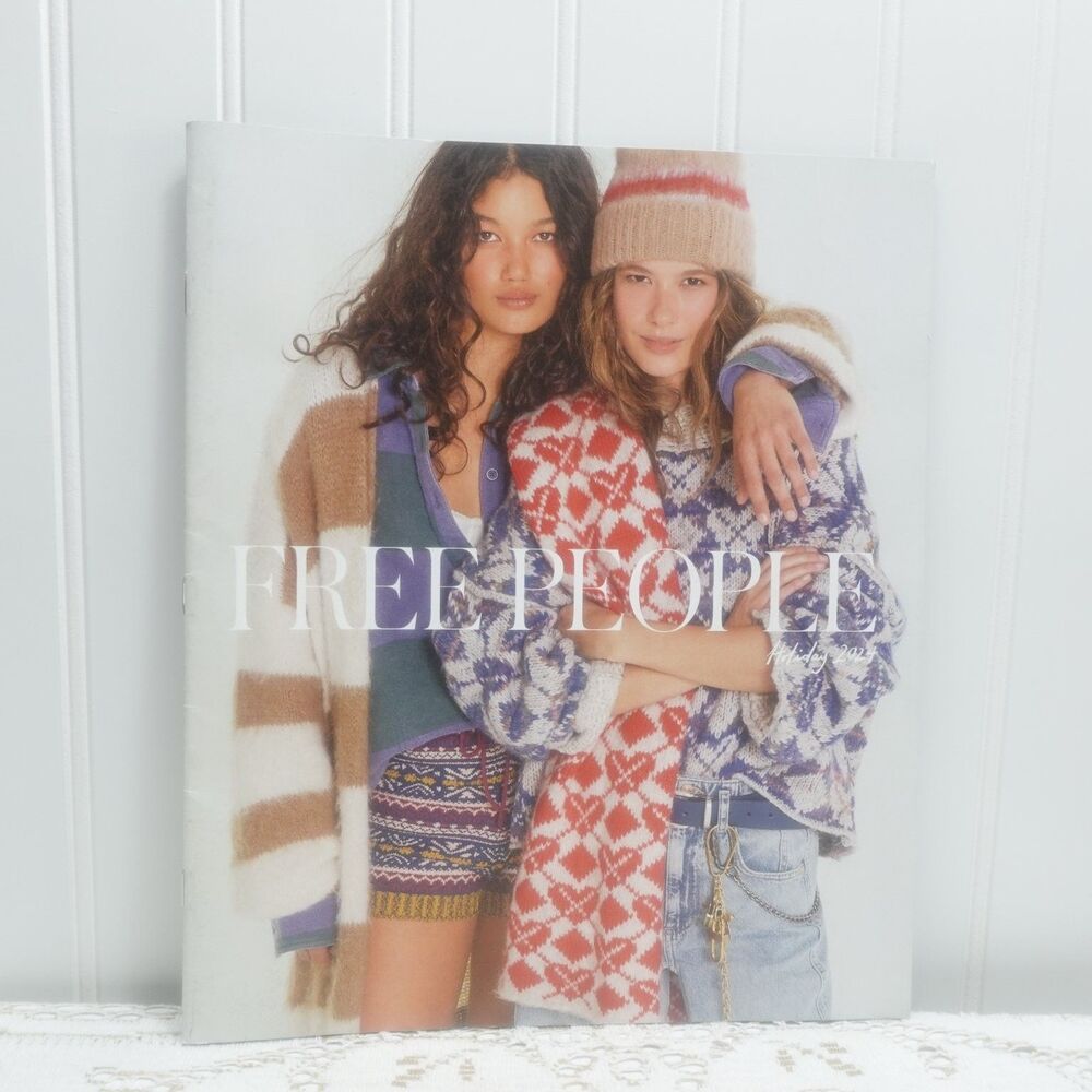 Free People "First Frost" Winter Fashion Catalog Lookbook Magazine
